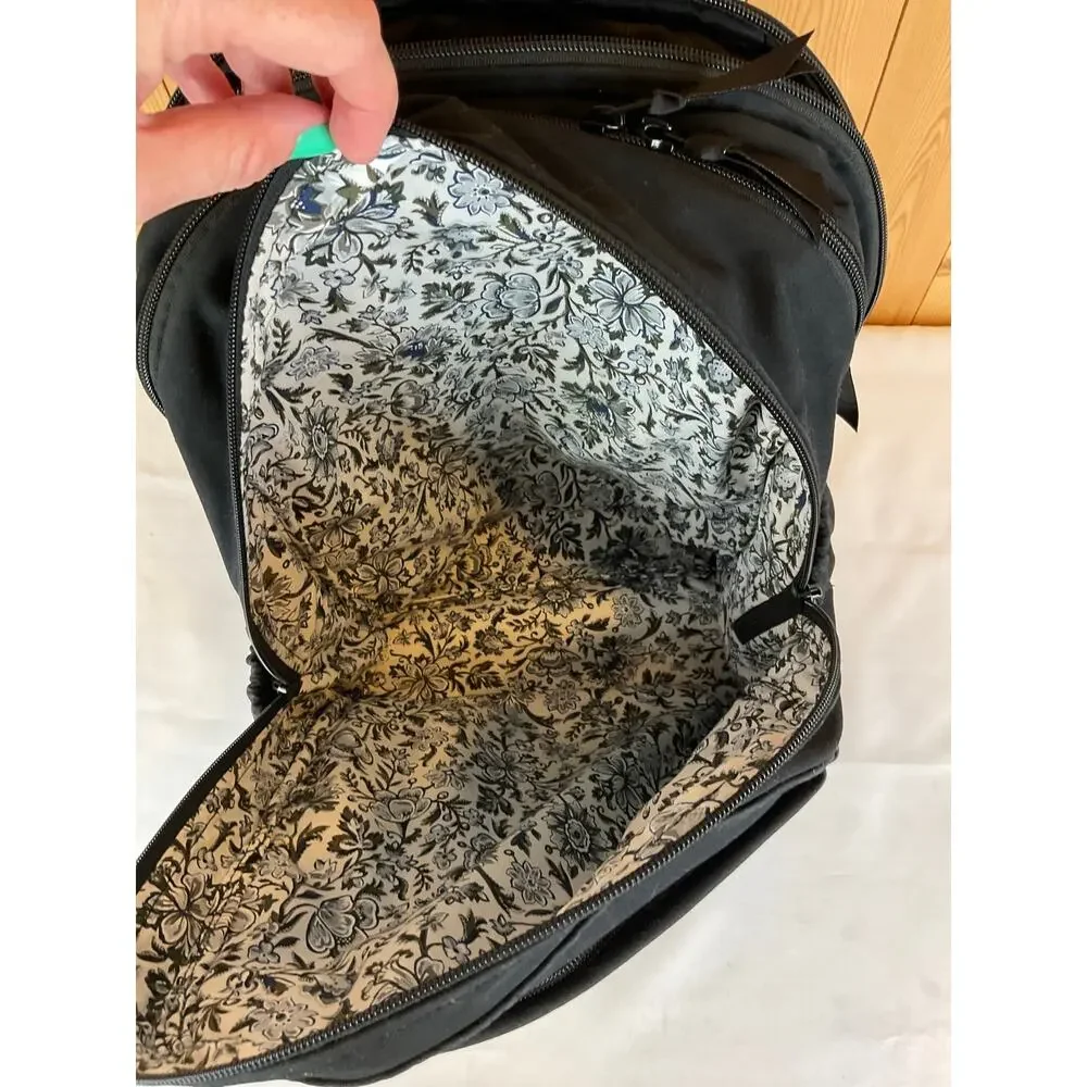 Vera Bradley Quilted Backpack - Black
